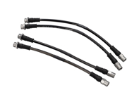 Mangueras de freno de acero inoxidable trenzado (juego de 4) Delanteras y traseras Porsche 911 1974-89 - 90135563201, 90135563202, 90135563203, 90135563101, 90135563102, 90135563100, 91135508700, 91135508701, 91135508702