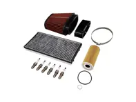 Kit d'entretien pour Porsche Boxster 987 2.9L et 987 S 3.4L / Cayman : huile, filtres à air, bougies d'allumage et plus encore - 0PB115466A, 98711013301, 99917013090, 99757121902, 90012310630