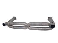 Race sports exhaust silencer bypass x pipe without catalytic converters. Porsche 997.1 turbo - 99711102772 - 9M9711102773