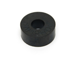 Soporte de goma inferior del radiador central. Porsche 991 / 981/982 Caimán / 981/982 Boxster - 99110653802