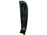 Door jam lock piller / B post, Left. Porsche 911 LWB 06/1968-89 - 91150204104, 91150204204, 591047, 591048, 168190170, 1681900180, 96450204100GRV, 964502041, 91150306100, 91150306100GRV, 91150306140, 91150306140GRV - 1681900170