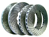 Replacement for CERAMIC Brake Discs DRILLED for Porsche 996 GT3 RS MKII - 210712170, 210712160, 210712150