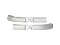 Parachoques trasero (sin soldar) con orificios para el escape. Porsche 356A T2 1957-59 - 64450502101 - PP126T2, P126T2