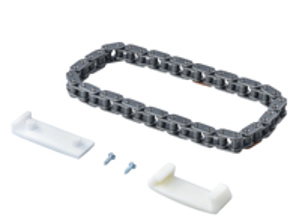 Chaîne de distribution d'arbre à cames et jeu de patins coulissants. Porsche 944 S2 / 928 S4 / 928 GT - 1104, 94410550105, 94410504901, 94410550111, 94410550105, 94410550101