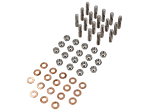 Kit de goujons de culasse d'échappement en Titane. Porsche996TT/997TT/GT3/GT2 - 90037813100, 90037822709, 99907507400, 90037822701, 99907353501, 99907507400, 99907353501, 99907507400