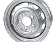 15' 6 Zoll ET36 Stahlfelge mit silber/grauem Finish - 90136101506 - 1660000100