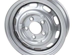 Rueda de acero ET36 de 15' y 6 pulgadas con acabado plateado/gris - 90136101506 - 1660000100