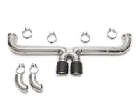 Pot d'échappement Catback Competition Race X-Pipe. Porsche 991 GT3 / GT3 RS 2014-2016 - FS.POR.991GT3.CRX, FS.POR.991GT3.CRX.BR, FS.POR.991GT3.CRX.CF