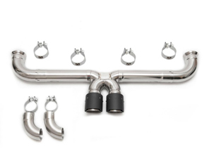 Catback di scarico Competition Race X-Pipe. Porsche 991 GT3 / GT3 RS 2014-2016 - FS.POR.991GT3.CRX, FS.POR.991GT3.CRX.BR, FS.POR.991GT3.CRX.CF