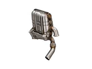 Silencieux d'échappement. Porsche 996 3.6L 2002-05 - 99611113177, 99611113157, 99611113168, 99611113277, 99611113257, 99611113268