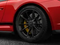 20' 991.2 GT3 en Noir (brillant satiné) Jantes en alliage d'origine Porsche - 99104460310