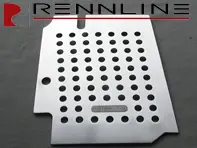 Panneau de plancher en aluminium Rennline. Côté passager. Porsche 356A - F12