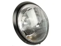 Scheinwerfer, schwarzer Rand. Porsche 911 1969-86 (Typ ohne Niveauregulierung) LHD CARS - 91163111302, 911.631.113.02, 1695100200