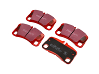 EBC RED Brake Pads 'Road' Rear. Porsche 997 Turbo / 997.2 C2/C4 - 99735294901, 99735294905, 99735294904, 99735294910 - DP31930C