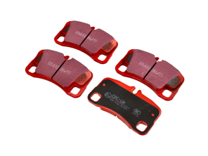 Plaquettes de frein arrière EBC RED « Road ». Porsche 997 Turbo / 997.2 C2/C4 - 99735294901, 99735294905, 99735294904, 99735294910 - DP31930C