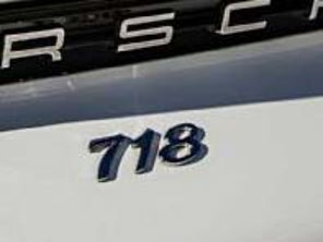 '718' Rear Badge for Porsche 718 (982) Boxster / Cayman - 98204480080G2X