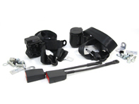 SEAT BELTS - FRONT Automatic / Inertia VERTICAL B PILLER MOUNT / FLOOR BUCKLES with L Bracket PAIR - 92880312610, 9288031261070B