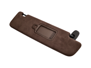 Sonnenblende. Rechte Seite. Race-Tex. Porsche Taycan 9J1 MKI / MKII - 9J1857552COH7, 9J1857552COS1, 9J1857552COU6, 9J1857552COW4, 9J1857552COX7