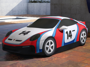 Housse de voiture d'intérieur "Rallye 1978". Porsche 992 Dakar