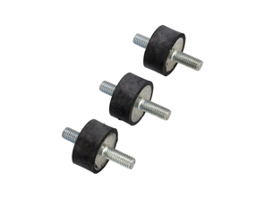 Tampons en caoutchouc pour radiateur d'huile, lot de 3. Porsche 911 1984-89 - 93020723900, 93020723901, 93020723902 - 930 207 239 02