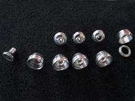 Aluminium switch pull buttons (Set of 5)  Porsche 911 1974-89 - 91161820020, 131