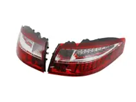 Bloc clignotant arrière Transparent/Rouge avec ampoules LED pour Porsche 996 - 99663148500, 99763148600, 99663148602, 99663148502, 99663143301, 99663143401, 99663143303, 99663143403