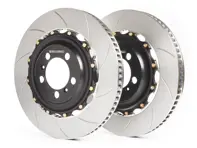 Brake Disc / Rotor Slotted 2-pc REAR 996 GT3 Cup Car