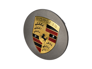 Enjoliveur de roue, platine satiné mat. Porsche 92A / 9YA Cayenne / 982 Boxster / Cayman / 991.2 / 992.1 2015>> - 7P5601151OB5, 7P5601151