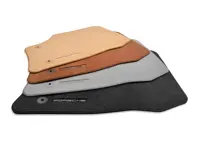 Alfombrillas con ribete de nobuk. Porsche 957 Cayenne LHD (volante a la izquierda) - 95504480262, 95504480462, 95504480473 - 95504480262CU4, 95504480262CR1, 95504480262C2S, 95504480262CT3, 955044801628E5, 95504480462CU4, 95504480462CR1, 95504480462C2S, 95504480462CT3, 95504480473CU4, 95504480473CR1, 95504480473C2S, 95504480473CT3