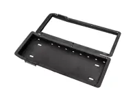 Cerniera per cassetta portaoggetti, guida a sinistra, nera. Porsche 924/944/928 - 9285557290301C