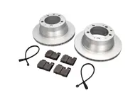 Bremsbeläge und Bremsscheibenpaket hinten. Porsche 944 Fahrzeuge mit ABS - 94435240103, 94435295102, 92835295102, 94435121104