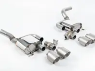 Silencieux arrière Milltek Sport avec embouts GT-115 en titane brossé. Porsche Macan 95B MK2 GTS et Turbo. - 95B253601DY, 95B253600CY, 95B253612MY, 95B253611MY, 95B253600DY, 95B253601EY - SSXPO178