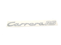 Adesivo 'CARRERA RS' sul cofano posteriore, in colore nero. Porsche 911 72-73 - 91155903603, 91155903602, 91155903601, 91155903600