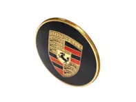 Badge with full-colour embossed Porsche Crest. Porsche 356 / 911 / 914 - PCG55980100, 64455980100
