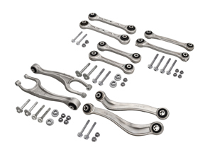 Rear wishbones and control arms SET OF 10 & bolts Rear Porsche 991 / 992 Carrera / 992 Turbo - 9P1505237B, 99133106104, 9P1501529A, 9P1505397A, 9P1505311, 9P1505223B, 9P1505224B