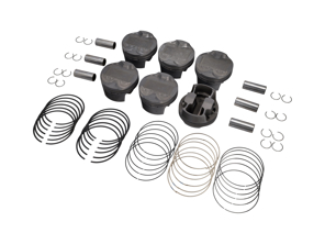 Engine piston set for cast iron cylinder 99mm bore repair liners Porsche 997 3.8L - 197837098