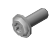 Fillister hd. bout M6x16 voor achterspoiler voor Porsche 718 Cayman GT4 - 99901504801