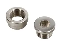 Lambdasonden-Blindstecker und Empfängerbuchse. Porsche 996 / 997 - 100390, 100392