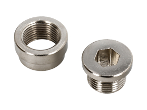 Bouchon d'obturation de sonde lambda et prise de récepteur. Porsche 996 / 997 - 100390, 100392