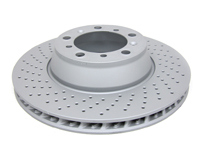 Brake disc rotor, Rear. Standard Coat Z. Porsche 991.2 / 992 (OE Part No 9P1615601 / 9P1615602 - 460.4512.20, 460.4513.20, 99135240301, 9P1615601, 99135240401, 9P1615602