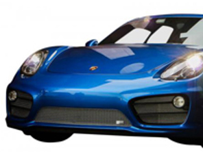 Ensemble de grilles en acier inoxydable pour pare-chocs avant ZunSport. Porsche 981 Cayman S PDK (avec capteurs) - ZPR46713, ZPR46713B, ZPR45913, ZPR45913B, ZPR46613, ZPR46613B