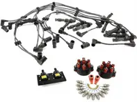 Zündkabel, Verteilerfinger, Verteilerkappen inkl. Zündkerzen für Porsche 993 - 93060291901, 93060290202, 99360206099, 99360207101, 99917018390