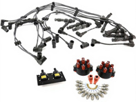 Zündkabel, Verteilerfinger, Verteilerkappen inkl. Zündkerzen für Porsche 993 - 93060291901, 93060290202, 99360206099, 99360207101, 99917018390
