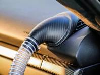 Forced air adaptor for helmet cooling. Porsche 718 Cayman
