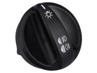 Headlight switch knob, Matt Black. Porsche 996 / 986 Boxster  2002>> - 99661353311A05, 99661353310A05