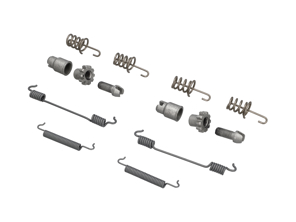 Handbremsbacken Federsatz. Porsche 971 Panamera / 976 Panamera / 9J1 Taycan - 971609715, 298609717, 298609723, 298609583