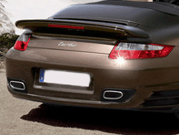 Hintere Stoßstange. Porsche 997 Turbo (OE-Teile-Nr. 99750541116 / 99750541117) - 99750541116, 99750541117, 99750541166, 99750541167