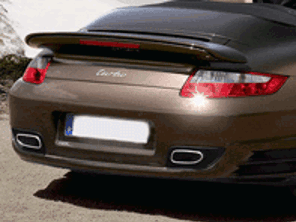 Hintere Stoßstange. Porsche 997 Turbo (OE-Teile-Nr. 99750541116 / 99750541117) - 99750541116, 99750541117, 99750541166, 99750541167