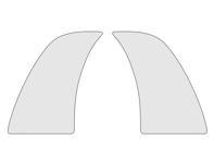 Steinschlagschutzfolie 2er Set Porsche 992.1 Carrera / 992 GT3 Lackschutzfolie - 992809691, 992809692, 992809691B, 992809692B, 992044871