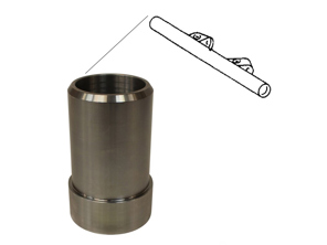 Endbuchse für Drehstab links oder rechts. Porsche 911 63-89 - 1682400270, 591053, 1682400280, 591054, 1682000800 - 1682000800